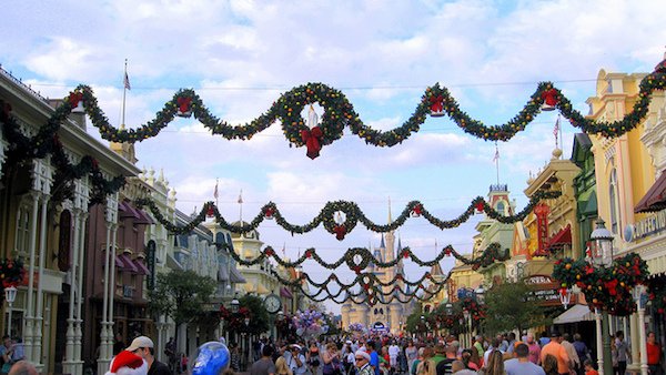 Magic Kingdom Main Street Christmas